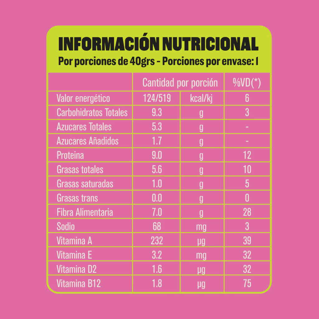 BARRITA PROTEICA «CRUDDA BAR» AVELLANA CHOCOLATE - Imagen 2