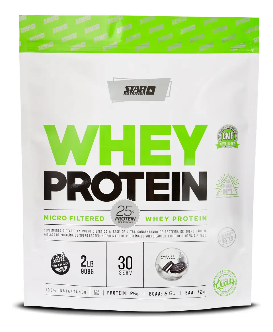 WHEY PROTEIN DOYPACK STAR NUTRITION 2LB-COOKIES