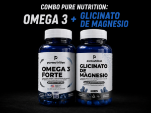 COMBO PURE NUTRITION: OMEGA 3 + GLICINATO DE MG