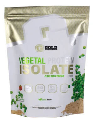 PROTEINA VEGETAL AISLADA GOLD NUTRITION 2LB - SABOR VAINILLA