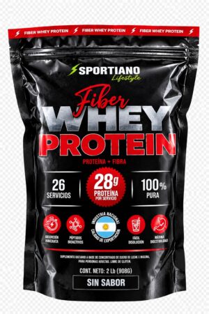 PROTEINA DE SUERO CONCENTRADA CON FIBRA 908GR