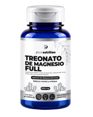 TREONATO DE MAGNESIO X60 "PURE NUTRITION"